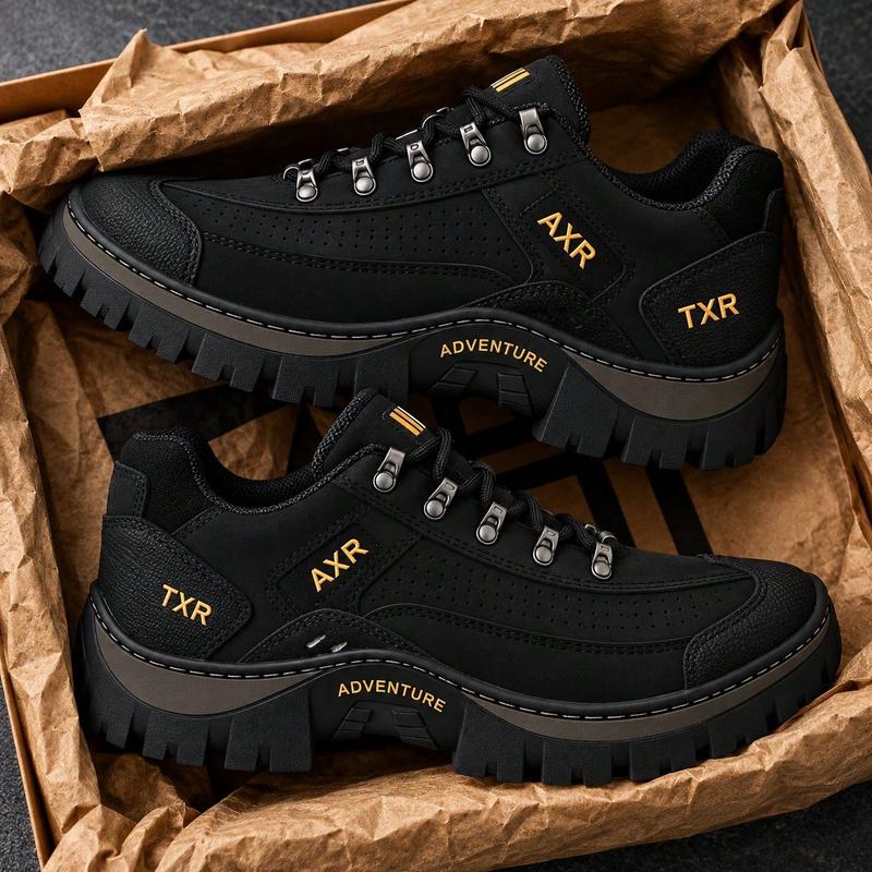 Tênis Masculino Casual com Solado Tratorado Robusto Estilo Adventure para Caminhada